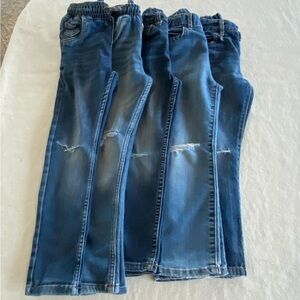 Cat & Jack and The Children’s Place Bundle of 5 Pairs of Size 5 and 5T Jeans